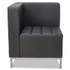 ALERA QB8016 Alera QUB Series Corner Sectional, 26.38" x 26.38" x 30.5", Black