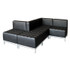 ALERA QB8016 Alera QUB Series Corner Sectional, 26.38" x 26.38" x 30.5", Black