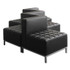 ALERA QB8016 Alera QUB Series Corner Sectional, 26.38" x 26.38" x 30.5", Black