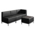 ALERA QB8016 Alera QUB Series Corner Sectional, 26.38" x 26.38" x 30.5", Black