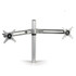 Outfit your Lotus Sit-Stand workstation (sold separately) with 2 monitors using this dual-arm kit. An adjustable design ensures you can find a comfortable view.  Designed for use with select Fellowes Lotus sit-stand workstations (sold separately).  Each arm supports up to a 27in monitor weighing up to 13 lb.  Metal construction delivers durable support.  Height adjusts up to 16in above your worksurface with a reach of 12 1/2in.  Grommet hole pattern meets VESA mounting standards.  Backed by the manufacturers 5-year limited warranty.  Have the right tools in place to prepare your workforce to work from anywhere.