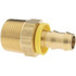 Parker 30182-12-12B Barbed Push-On Hose Male Connector: 3/4-14 Male NPTF, Brass, 3/4" Barb