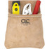 CLC 444X Tool Bag: 1 Pocket, Leather, Brown