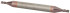 SGS 39603 Square End Mill: 3/64'' Dia, 3/32'' LOC, 1/8'' Shank Dia, 1-1/2'' OAL, 4 Flutes, Solid Carbide