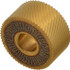 Dorian Tool 73310123778 Standard Knurl Wheel: 3/4" Dia, 90 ° Tooth Angle, 30 TPI, Diagonal, High Speed Steel