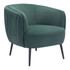 ZUO MODERN 101858  Karan Accent Chair, Green/Black