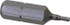 Apex 185-00X Hex Screwdriver Insert Bit: 1/4" Drive, 1/16" Hex, 1" OAL