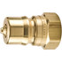 Parker BH1-61 Hydraulic Hose Female Pipe Rigid Nipple Fitting: 1/8", 1/8-27, 1,000 psi