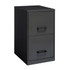 OFFICE DEPOT HID17574 Realspace 18inD 2-Drawer Vertical Letter-Size File Cabinet, Charcoal