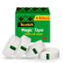 Scotch Magic Tape works as hard as you do to fix all the little imperfections at home, school and the office. The Scotch Brands famous matte finish invisible tape uses unique 3M adhesive technology to bond tightly with paper and disappear without a trace. Write on it with pencil, pen or marker every word is loud and clear. Scotch Magic Tape: Always ready for big ideas and everyday mends.  The original matte-finish, invisible tape  Stands up to faxes, scanners and copiers  Comes off the roll smoothly, cuts easily  Preferred tape for offices, homes and schools  Scotch Magic Tape Refills are compatible with all of the Scotch Brand desktop dispensers for easy use  Disappears on office paper  Write on it with pen, pencil or marker  Photo safe  Tape contains 37% bio-based content (derived from cellulose) by weight  Plant-based content - made using tree-free agricultural products or by-products, helping you support innovative use of plants while reducing use of forests or other resources.