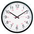 UNIVERSAL OFFICE PRODUCTS Universal 10441  24-Hour Round Wall Clock, 12 5/8in, Black