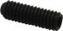 Unbrako 103189 Set Screw: M4 x 12 mm, Knurled Cup Point, Alloy Steel, Grade 45H