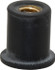 Au-Ve-Co Products 13004 1/4-20, 5/8" Diam x 0.051" Thick Flange, Rubber Insulated Rivet Nut
