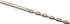 Chicago-Latrobe 68909 Jobber Length Drill Bit: 9/64" Dia, 135 °, High Speed Steel