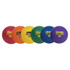 10inD  Seamless & bladderless  Made by a special rotational molding process  Set of 6 (1 of each) Red, Orange, Yellow, Green, Blue & Purple  Rhino Poly cover