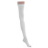 MEDLINE INDUSTRIES, INC. Medline MDS160848  EMS Nylon/Spandex Thigh-Length Anti-Embolism Stockings, Medium Long, White, Pack Of 6 Pairs