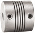 Lovejoy 68514477395 Flexible Screw Hub: Anodized Aluminum, 1/4" Pipe, 1.12" OAL