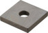 Mitutoyo 614116-531 Square Steel Gage Block: 0.16", Grade 0