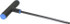 Eklind 64880 Hex Key: 8 mm Hex, T-Handle Cushion Grip Arm