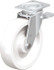 Blickle 80770 Swivel Top Plate Caster: Nylon, 10" Wheel Dia, 2-9/16" Wheel Width, 1,980 lb Capacity