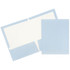JAM PAPER AND ENVELOPE JAM Paper 31225346U  Glossy 2-Pocket Presentation Folders, Baby Blue, Pack of 6