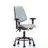 Blue Ridge Ergonomics MSC45956 Task Chair: Vinyl, Dove