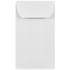 JAM PAPER AND ENVELOPE 1623183 JAM PAPER #3 Coin Business Commercial Envelopes, 2 1/2in x 4 1/4in, White, Pack Of 25