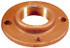 Merit Brass XNL235-08 1/2" Pipe, 3-1/2" OD, 1-3/16" Hub Length, Brass & Chrome Plated, Companion Pipe Flange