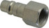 CEJN 10 550 5405 Pneumatic Hose Coupling: 1/2" Thread, 1/2" Body Dia, Industrial Interchange