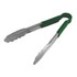 WINCO UT-9HP-G  Stainless-Steel Tongs, 9in, Green