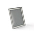 AZAR DISPLAYS 300208-SLV  Steel Vertical/Horizontal Snap Frames, 11in x 8 1/2in, Silver, Pack Of 10