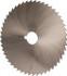 MSC OMSLG0625 Slitting & Slotting Saw: 6" Dia, 1/16" Thick, 1" Arbor Hole, 50 Teeth, High Speed Steel