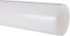 Value Collection 5503063 Plastic Rod: Polytetrafluroethylene, 3' Long, 3" Dia, White