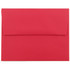 JAM PAPER AND ENVELOPE JAM Paper 15845  Booklet Invitation Envelopes, A2, Gummed Seal, 30% Recycled, Red, Pack Of 25