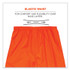 TENACIOUS HOLDINGS, INC. ergodyne® 25447 GloWear 8916 Class E Lightweight Hi-Vis Rain Pants, 3X-Large, Orange