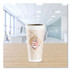 DART 20X16GPK Cafe G Foam Hot/Cold Cups, 20 oz, Brown/Red/White, 20/Pack