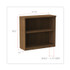 ALERA VA633032WA Alera Valencia Series Bookcase,Two-Shelf, 31.75w x 14d x 29.5h, Modern Walnut