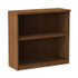 ALERA VA633032WA Alera Valencia Series Bookcase,Two-Shelf, 31.75w x 14d x 29.5h, Modern Walnut