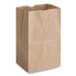 ROSS & WALLACE PAPER PRODUCTS, INC. GK20S-500 Grocery Paper Bags, 20# Squat Size, 40# Basis Weight, 8.13" x 5.88" x 12.5", Kraft, 500/Bundle