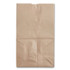ROSS & WALLACE PAPER PRODUCTS, INC. GK20S-500 Grocery Paper Bags, 20# Squat Size, 40# Basis Weight, 8.13" x 5.88" x 12.5", Kraft, 500/Bundle