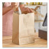 ROSS & WALLACE PAPER PRODUCTS, INC. GK20S-500 Grocery Paper Bags, 20# Squat Size, 40# Basis Weight, 8.13" x 5.88" x 12.5", Kraft, 500/Bundle