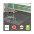 DEFLECTO CORPORATION CM14242COM SuperMat Frequent Use Chair Mat, Med Pile Carpet, Roll, 45 x 53, Rectangular, Clear