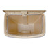 RUBBERMAID COMMERCIAL PROD. 1883552 Streamline Resin Step-On Container, Front Step Style, 24 gal, Polyethylene, Beige