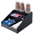 ADVANTUS CORPORATION Vertiflex® Commercial Grade VFCC1200 Horizontal Condiment Organizer, 9 Compartments, 12 x 16 x 7.5, Black