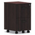 ALERA VA582816MY Alera Valencia Series Mobile Pedestal, Left or Right, 2 Legal/Letter-Size File Drawers, Mahogany, 15.38" x 20" x 26.63"