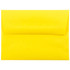JAM PAPER AND ENVELOPE JAM Paper 15839  Booklet Invitation Envelopes, A2, Gummed Seal, 30% Recycled, Yellow, Pack Of 25