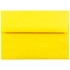 JAM PAPER AND ENVELOPE 94531 JAM Paper Booklet Invitation Envelopes, A6, Gummed Seal, 30% Recycled, Yellow, Pack Of 25