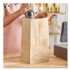 ROSS & WALLACE PAPER PRODUCTS, INC. GX2-500 Grocery Paper Bags, 2# Size, X-Heavy-Duty, 50# Basis Weight, 4.13" x 2.63" x 7.88", Kraft, 250 Bags/Pack, 2 Packs/Bundle