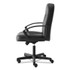 HON COMPANY VL601SB11 HVL601 Series Executive High-Back Leather Chair, Supports Up to 250 lb, 17.44" to 20.94" Seat Height, Black