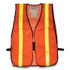 PROTECTIVE INDUSTRIAL PRODUCTS INC PIP 300EVORPOR Hook and Loop Safety Vest, One Size Fits Most, Hi-Viz Orange with Yellow Prismatic Tape